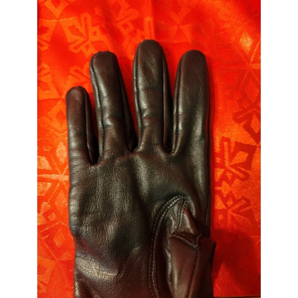 Genuine Vintage Harley Davidson Leather Gloves Ladies Size M/Exellent COND